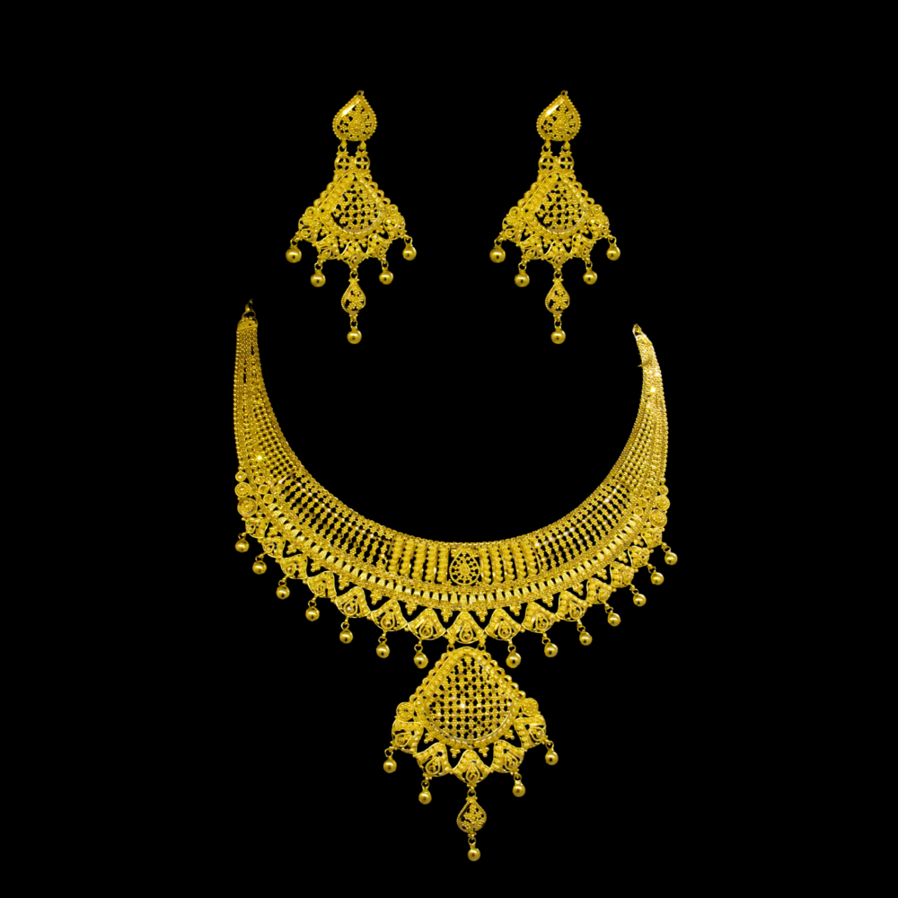 22K Gold Necklace Set